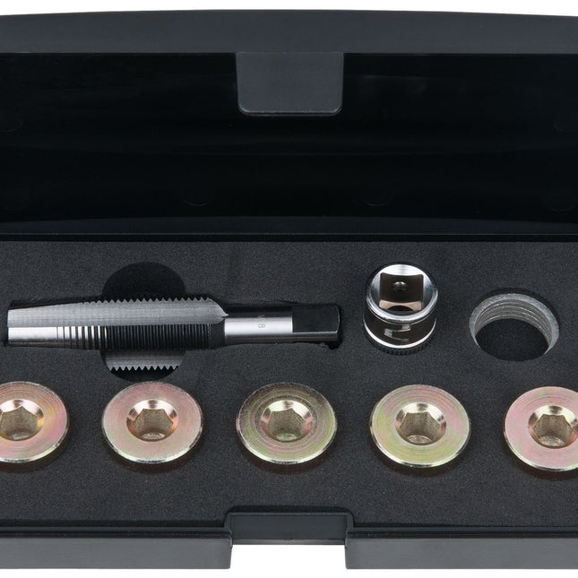 KS TOOLS Ölablassschrauben-Gewindereparatur-Satz, 12-tlg M18 x 1,5 ( 150.4935 ) - Toolbrothers
