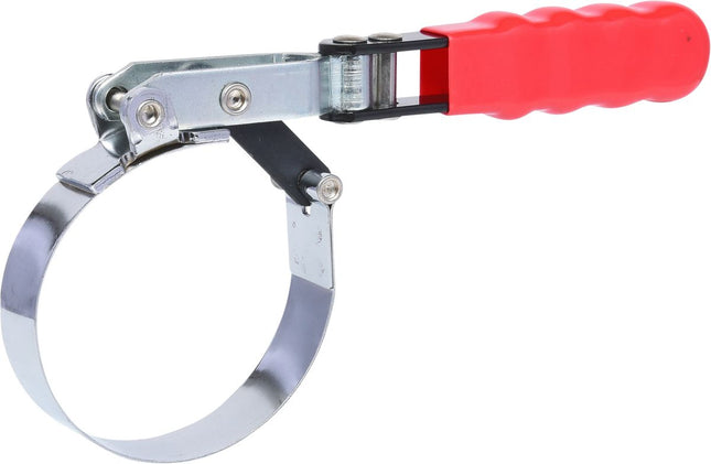 KS TOOLS Llave para filtros de aceite, regulación continua, con articulación, Ø 73-85mm ( 150.9378 )