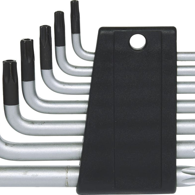 KS TOOLS Juego de Llaves Torx acodadas con orificio, 7 pzs TB10-TB40 ( 151.4150 )
