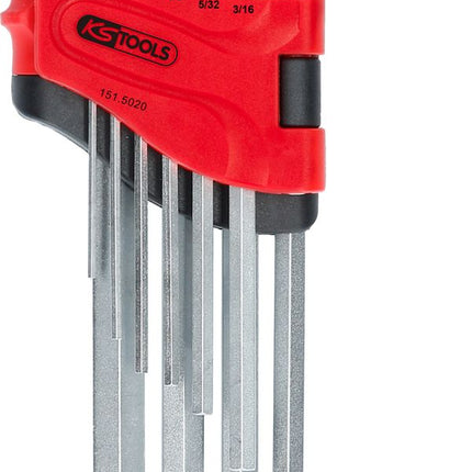 KS TOOLS Set chiavi maschio ad esagono incassato, lunga, 10 pz pollici ( 151.5020 )