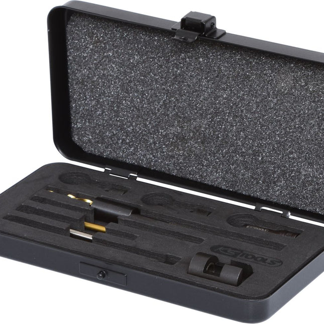 KS TOOLS Juego universal de escariado de bujía de incandescencia M8 x 1, 8 pzs ( 152.1020 )