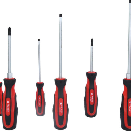 KS TOOLS ERGOTORQUEplus Schraubendreher-Satz, 6-tlg Schlitz, PH ( 159.0010 ) - Toolbrothers