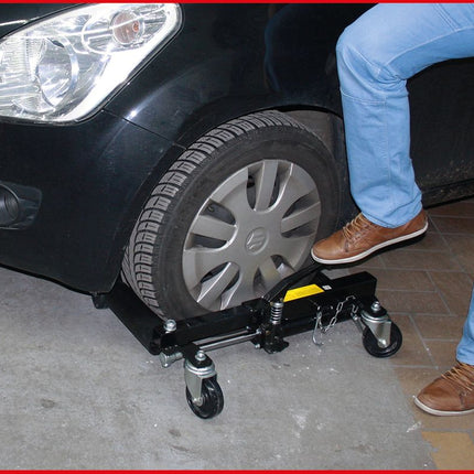 KS TOOLS Hydraulische Rangierhilfe, Auflagerollen aus Kunststoff, 228mm ( 160.0412 ) - Toolbrothers