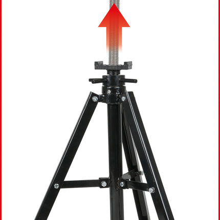 KS TOOLS Soporte de apoyo para el eje 12 t, 710-1065mm ( 160.0442 )