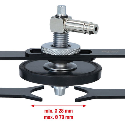 KS TOOLS Universal-Entlüfterstutzen-Adapter, verstellbar ( 160.0718 ) - Toolbrothers