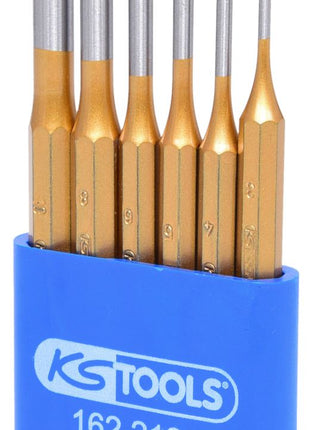 KS TOOLS Splintentreiber-Satz, 6-tlg  Ø3-4-5-6-8-10mm ( 162.2123 ) - Toolbrothers