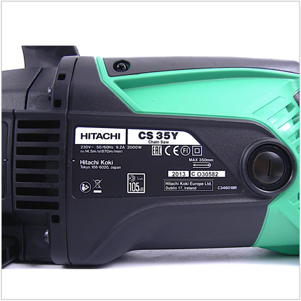 Hitachi CS 35 Y - 2000 Watt Elektro Kettensäge / 35 cm Schnittlänge - Toolbrothers