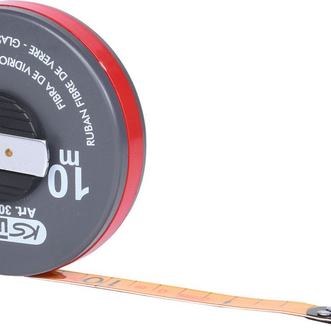 KS TOOLS Kapselbandmaß mit Kunststoffband, 10m ( 300.0040 ) - Toolbrothers