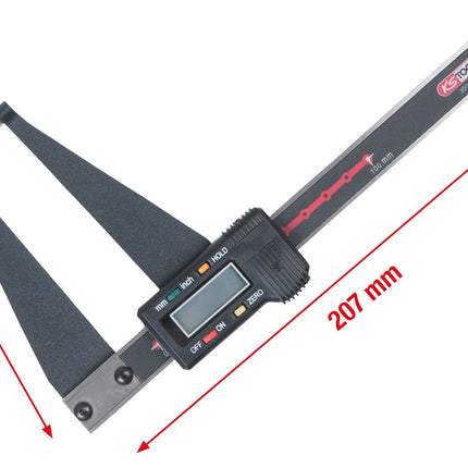 KS TOOLS Digital-Bremsscheiben-Messschieber 0 - 100 mm ( 300.0539 ) - Toolbrothers