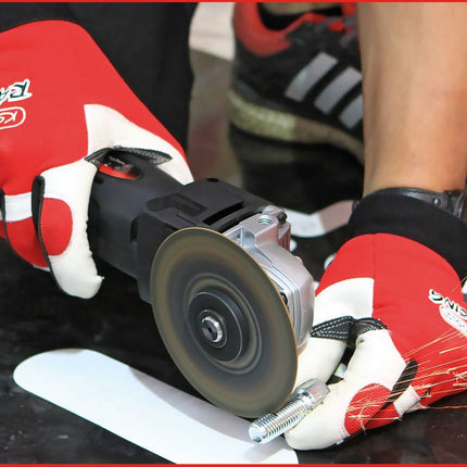 KS TOOLS Leder-Mechaniker-Handschuh, Vibrationsgedämmt, 9 ( 310.0250 ) - Toolbrothers