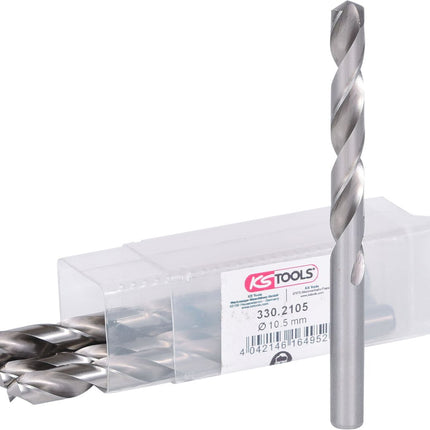 KS TOOLS HSS-G Spiralbohrer, 10,5mm, 5er Pack ( 330.2105 ) - Toolbrothers