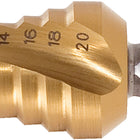 KS TOOLS HSS-TiN Stufenbohrer extra kurz,Ø 4-30mm, 14 Stufen ( 330.2376 ) - Toolbrothers