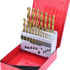 KS TOOLS HSS TiN Spiralbohrer-Satz, Stahlblechkassette 19-tlg 1-10mm ( 330.4610 ) - Toolbrothers
