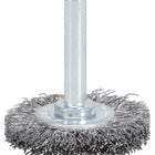 KS TOOLS Rostfreie Stahldrahtbürstenscheibe 0,3mm, Ø 63mm ( 340.0035 ) - Toolbrothers