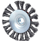 KS TOOLS Kegelform-Stahldrahtrundbürste 0,5mm, Ø 100mm ( 340.0048 ) - Toolbrothers