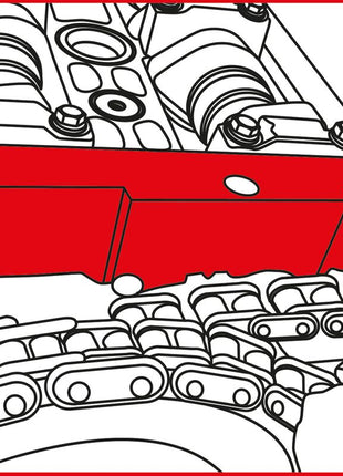 KS TOOLS Motoreinstell-Werkzeug-Satz für Jaguar / Land Rover, 8-tlg ( 400.0025 ) - Toolbrothers