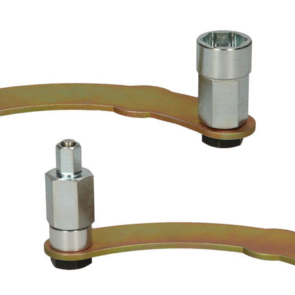 KS TOOLS Utensile di fermo albero a camme per Subaru, 2 pz ( 400.0055 )