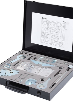 KS TOOLS Juego de herramientas de sincronización del motor para Alfa Romeo / Fiat / Lancia, 36 piezas (400.0425)