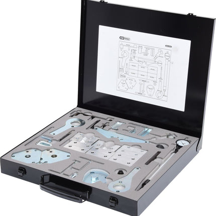 KS TOOLS Juego de herramientas de reglaje de motores para Alfa Romeo / Fiat / Lancia, 36 pzs ( 400.0425 )