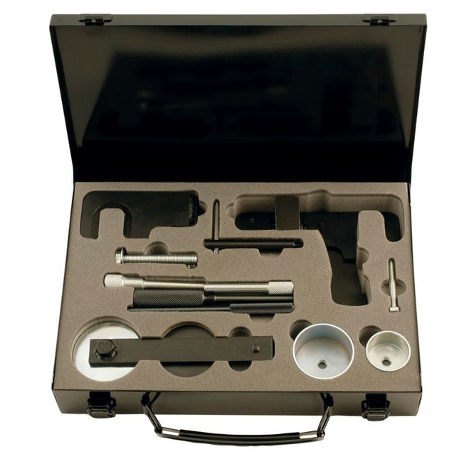 KS TOOLS Juego de herramientas de reglaje de motores para Nissan / Opel / Renault, 15 pzs ( 400.0750 )