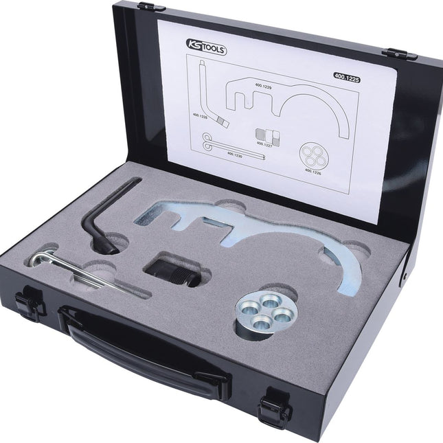 KS TOOLS Juego de herramientas de reglaje de motores para BMW / Mini, 6 pzs ( 400.1225 )