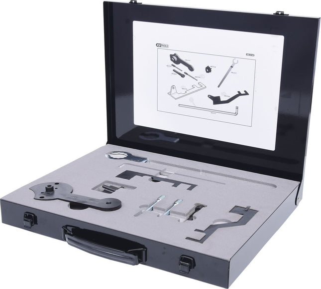 KS TOOLS Serie di utensili per messa in fase motore per VAG, 9 pz, Audi, Seat, Škoda, Volkswagen ( 400.2140 )