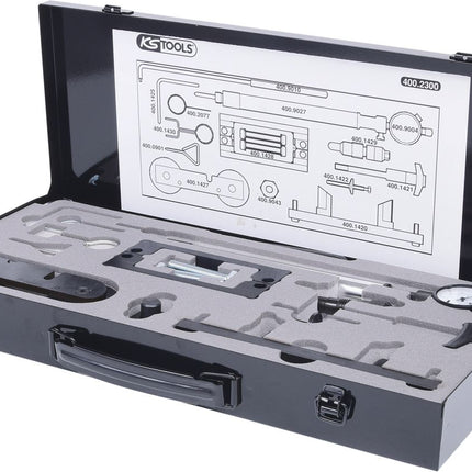 KS TOOLS Serie di utensili per messa in fase motore per VAG, 23 pz ( 400.2300 )
