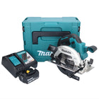 Makita DHS 661 RM1J Akku Handkreissäge 18 V 165 mm Brushless + 1x Akku 4,0 Ah + Ladegerät + Makpac - Toolbrothers