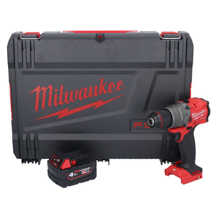 Milwaukee M18 FPD3-401X Perceuse-visseuse à percussion sans fil 18 V 158 Nm Brushless + 1x batterie 4,0 Ah + HD Box - sans chargeur