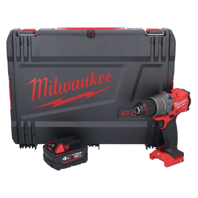 Milwaukee M18 FPD3-401X cordless impact drill 18 V 158 Nm brushless + 1x rechargeable battery 4.0 Ah + HD box - without charger