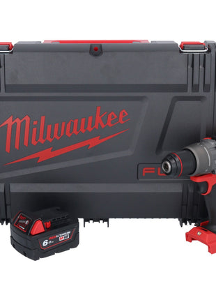 Taladro percutor inalámbrico Milwaukee M18 FPD3-601X 18 V 158 Nm sin escobillas + 1x batería 6,0 Ah + caja HD - sin cargador