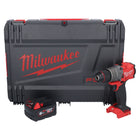 Taladro percutor inalámbrico Milwaukee M18 FPD3-601X 18 V 158 Nm sin escobillas + 1x batería 6,0 Ah + caja HD - sin cargador