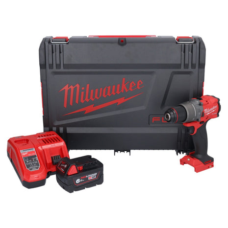 Perceuse à percussion sans fil Milwaukee M18 FPD3-601X 18 V 158 Nm sans balai + 1x batterie 6,0 Ah + chargeur + boîtier HD