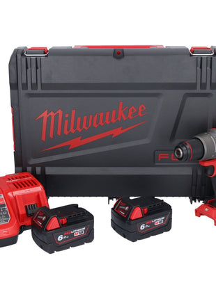 Taladro percutor inalámbrico Milwaukee M18 FPD3-602X 18 V 158 Nm sin escobillas + 2x baterías 6,0 Ah + cargador + caja HD