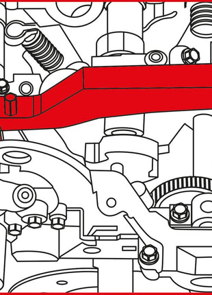 KS TOOLS Motoreinstell-Werkzeug-Satz für BMW, 4-tlg ( 400.2550 ) - Toolbrothers