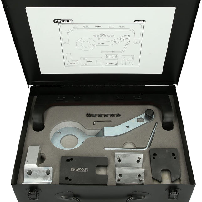 KS TOOLS Juego de herramientas de reglaje de motores para BMW / Mini, 5 pzs ( 400.4375 )