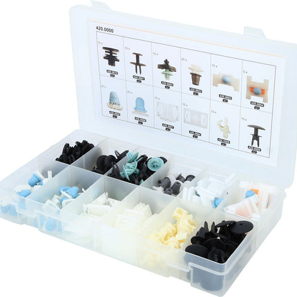 KS TOOLS Befestigungs-Clip-Satz für Audi, 160-tlg ( 420.0000 ) - Toolbrothers