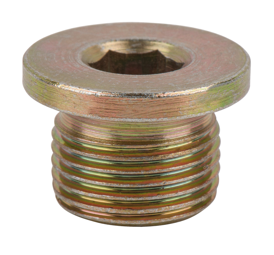 KS TOOLS Tornillo de tornillo de drenaje de aceite tipo Allen 8 mm, M16x1,25x11,5 mm, paquete de 10 ( 430.1029 )