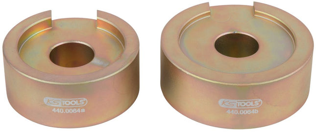 KS TOOLS Montage-Gegenhalteplatte-Satz für VW / Audi / Seat / Škoda, 2-tlg ( 440.0064 )