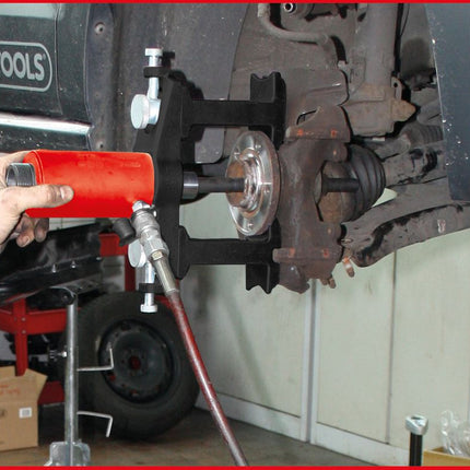 KS TOOLS Unidad hidráulica de 22 t, con bomba hidráulica y manómetro, 15 pzs ( 440.0580 )