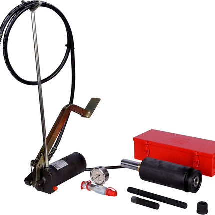 KS TOOLS Unità idraulica 32t, con pompa idraulica e manometro, 11 pz ( 440.0585 )