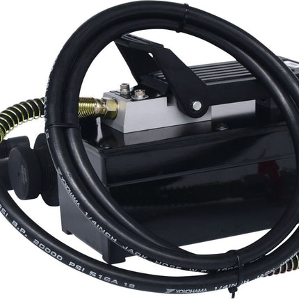 KS TOOLS Hydraulik-Einheit 22t, mit Luft-Hydraulik-Pumpe, 13-tlg ( 440.9995 ) - Toolbrothers