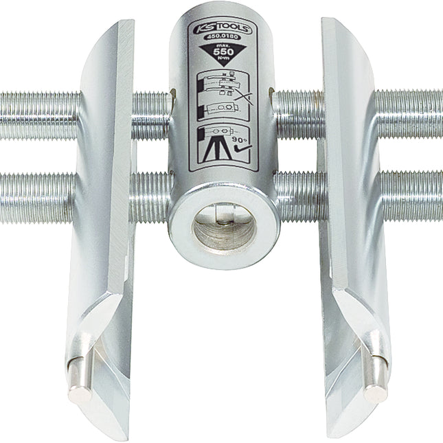 KS TOOLS Vario-Muttern- und Kappenschlüssel, verchromt ( 450.0181 ) - Toolbrothers