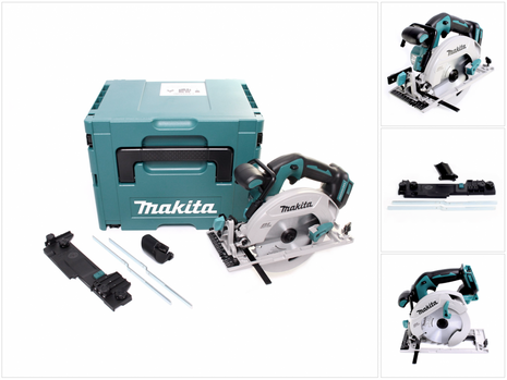 Makita DHS 680 ZJ cordless circular saw 18 V 165 mm brushless + adapter + Makpac - without battery, without charger