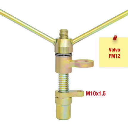 KS TOOLS Tensor de muelles de válvulas para Volvo, 6 pzs ( 460.1005 )