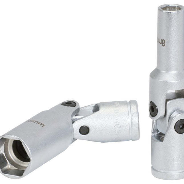 KS TOOLS 3/8" Glühkerzen-Gelenknüsse, kurz, 75mm, 14mm ( 500.7305 ) - Toolbrothers