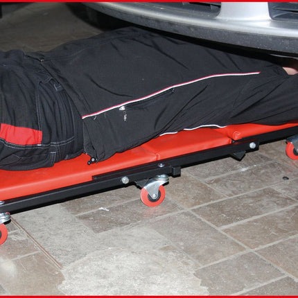 KS TOOLS Fahrbare Liege und Klappsitz, 1040x490mm ( 500.8011 ) - Toolbrothers