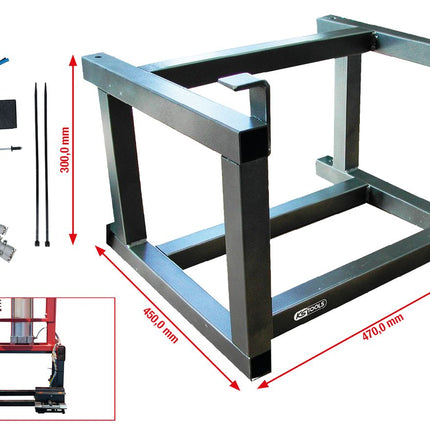 KS TOOLS Cavalete para mola tensora para bancada de aire comprimido para 500.8800 ( 500.8802 )