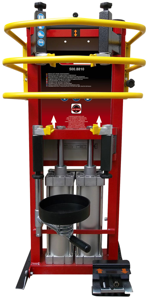 KS TOOLS Tensor de muelles de aire comprimido con doble cilindro para amortiguadores ( 500.8810 )