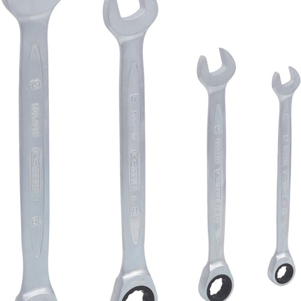 KS TOOLS GEARplus Ratschenringmaulschlüssel-Satz, 4-tlg 10-19mm ( 503.4204 ) - Toolbrothers